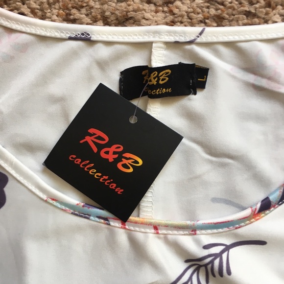 Beautiful R&B Collection floral dress NWT - Picture 4 of 8